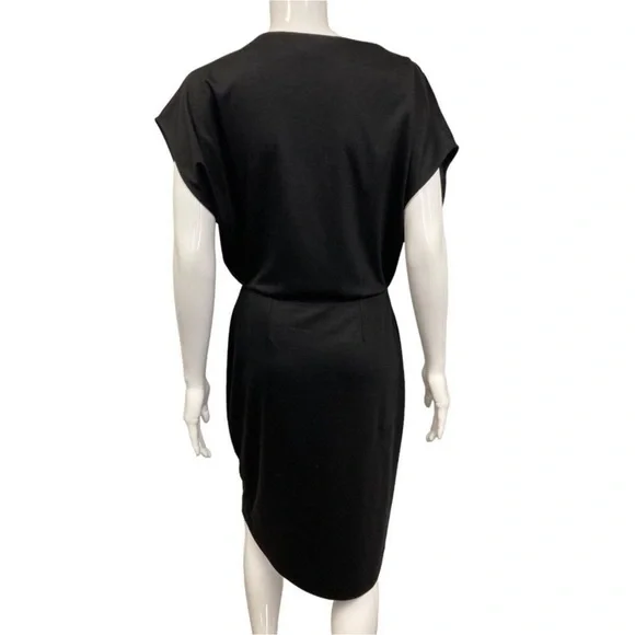 Salvatore Ferragamo black cow neck wool dress - Picture 5 of 5